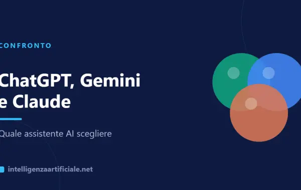 ChatGPT, Gemini e Claude a confronto: quale assistente AI scegliere