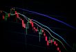 Schermi con grafici finanziari e dati di trading - AI nei mercati finanziari JPMorgan