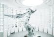 Braccio robotico industriale guidato dall intelligenza artificiale