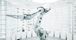Braccio robotico industriale guidato dall intelligenza artificiale