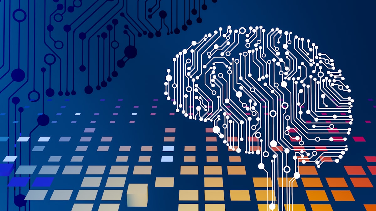 Illustrazione astratta sull'intelligenza artificiale e la trasparenza dei contenuti generati dall'AI
