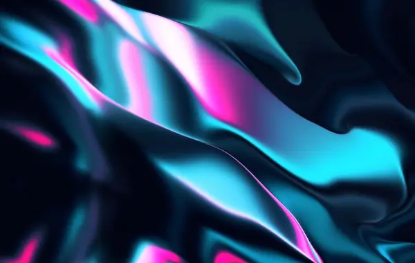 Arte digitale astratta e colorata che rappresenta la generazione di immagini con l'intelligenza artificiale