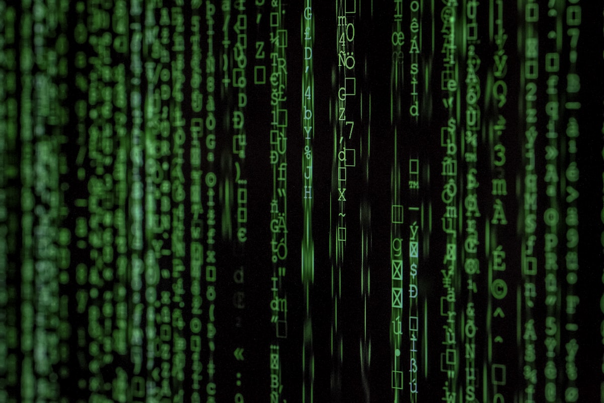 Codice informatico astratto che rappresenta la sicurezza e il contenimento dei modelli AI
