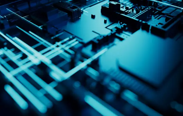 Immagine a tema intelligenza artificiale e tecnologia