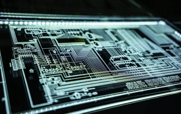 Immagine a tema intelligenza artificiale e tecnologia