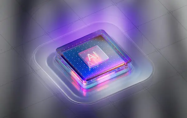 Immagine a tema intelligenza artificiale e tecnologia