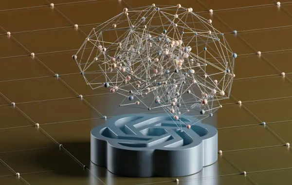 Immagine a tema intelligenza artificiale e tecnologia