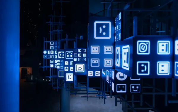 Immagine a tema intelligenza artificiale e tecnologia