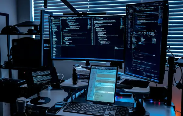 Immagine a tema intelligenza artificiale e tecnologia