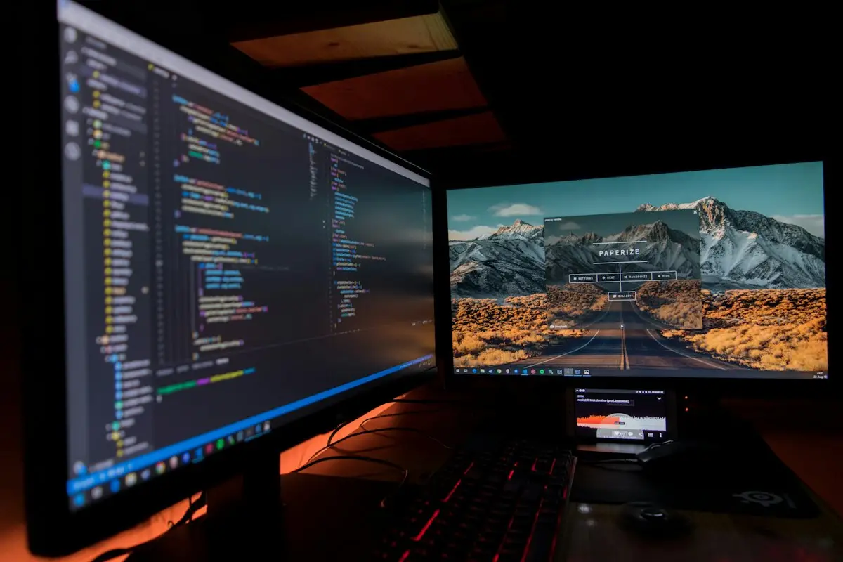 Immagine a tema intelligenza artificiale e tecnologia