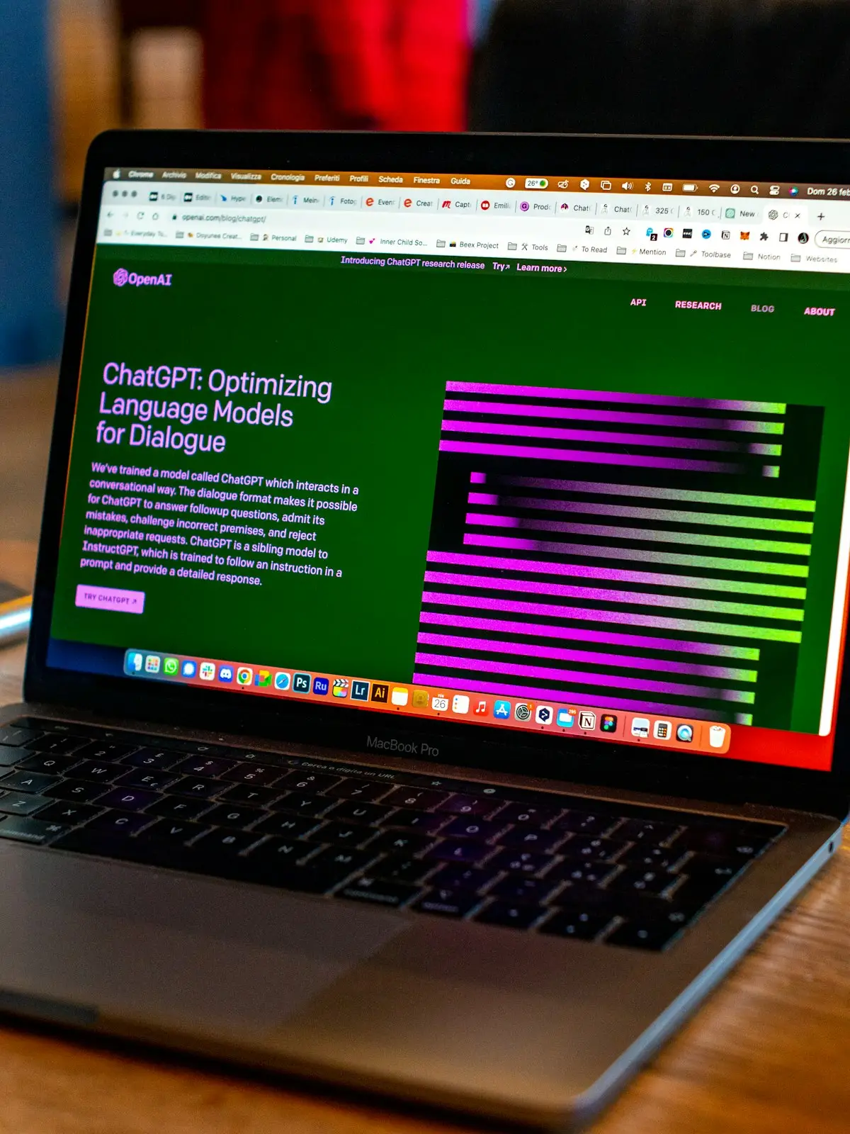 Immagine a tema intelligenza artificiale e tecnologia