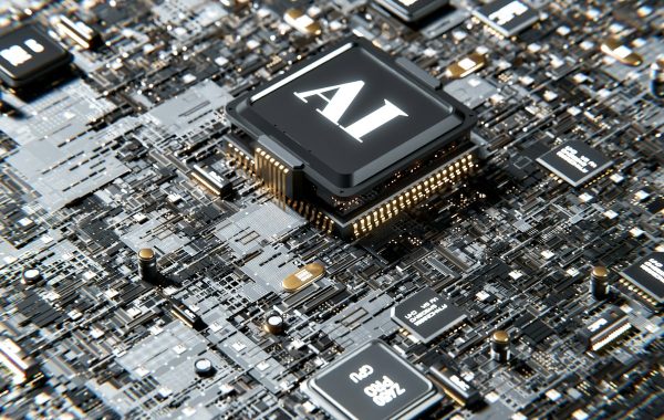 Immagine a tema intelligenza artificiale e tecnologia