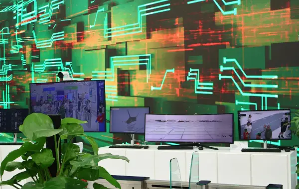 Immagine a tema intelligenza artificiale e tecnologia