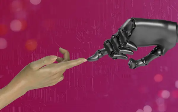 Immagine a tema intelligenza artificiale e tecnologia
