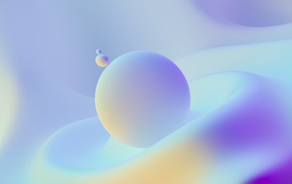 Illustrazione digitale astratta che rappresenta la creazione di immagini con l'intelligenza artificiale