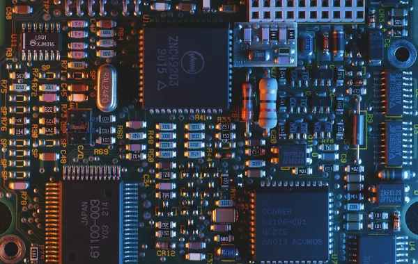 Wafer di silicio e chip di memoria DRAM, semiconduttori per l'intelligenza artificiale