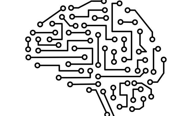 Circuiti elettronici astratti che richiamano l'architettura di un modello di intelligenza artificiale