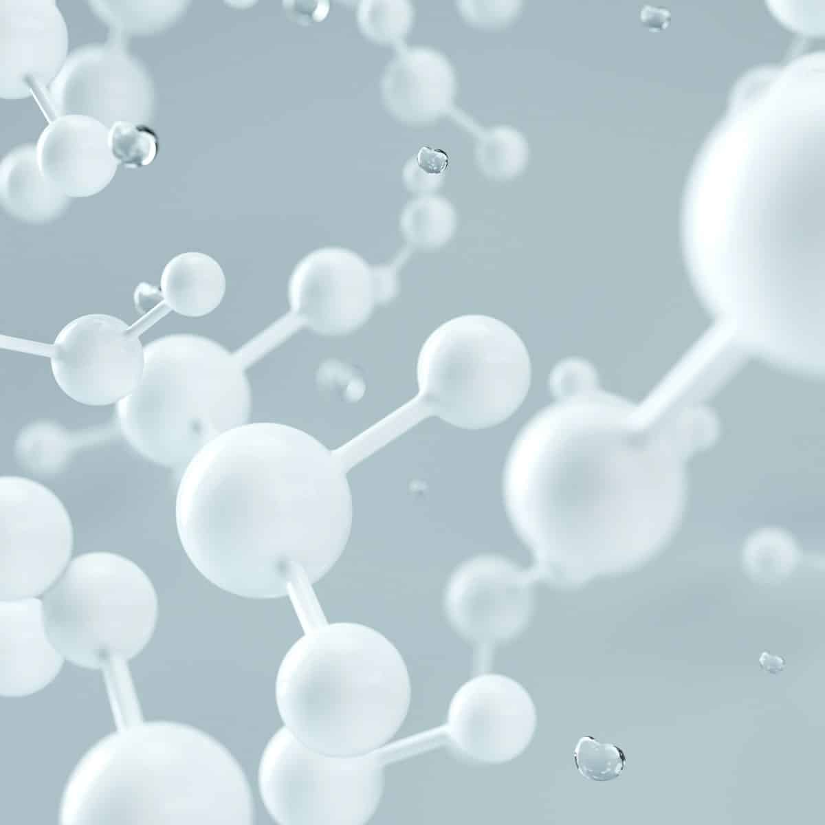 Rappresentazione 3D di una struttura molecolare, simbolo dei modelli biomolecolari accelerati dall intelligenza artificiale