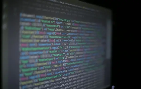Codice di programmazione su uno schermo, a tema sicurezza informatica e vulnerabilità