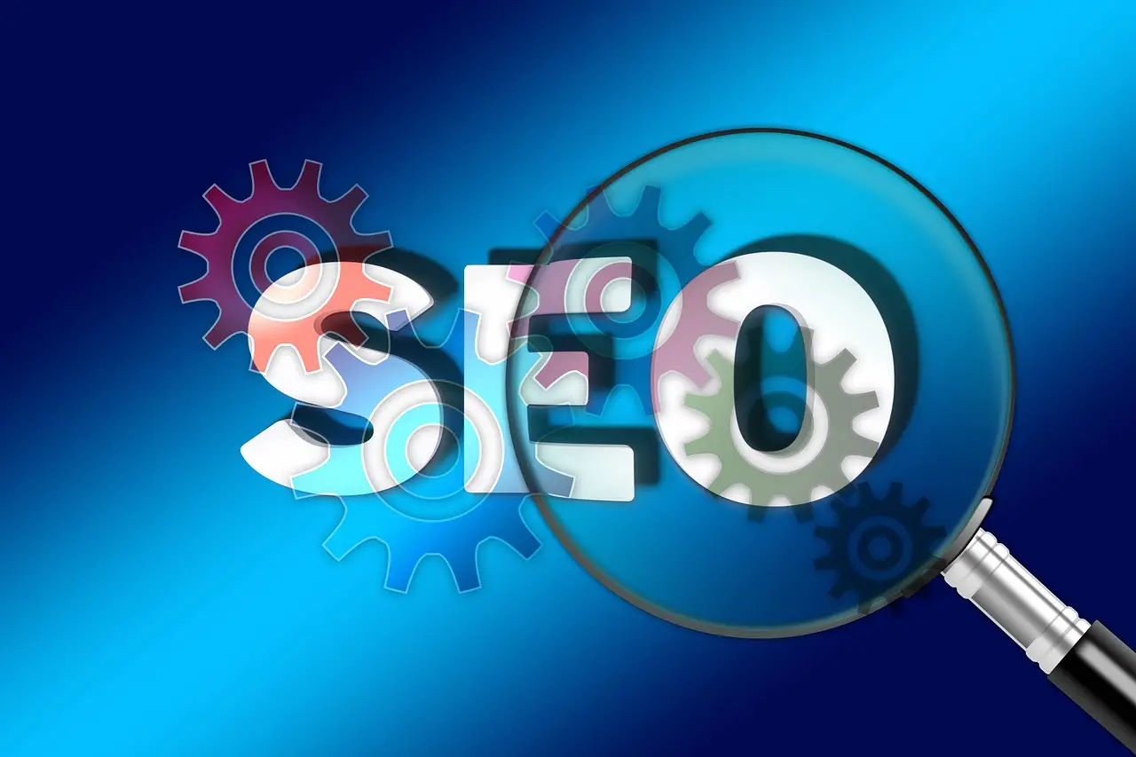 Lente di ingrandimento su una pagina di ricerca web