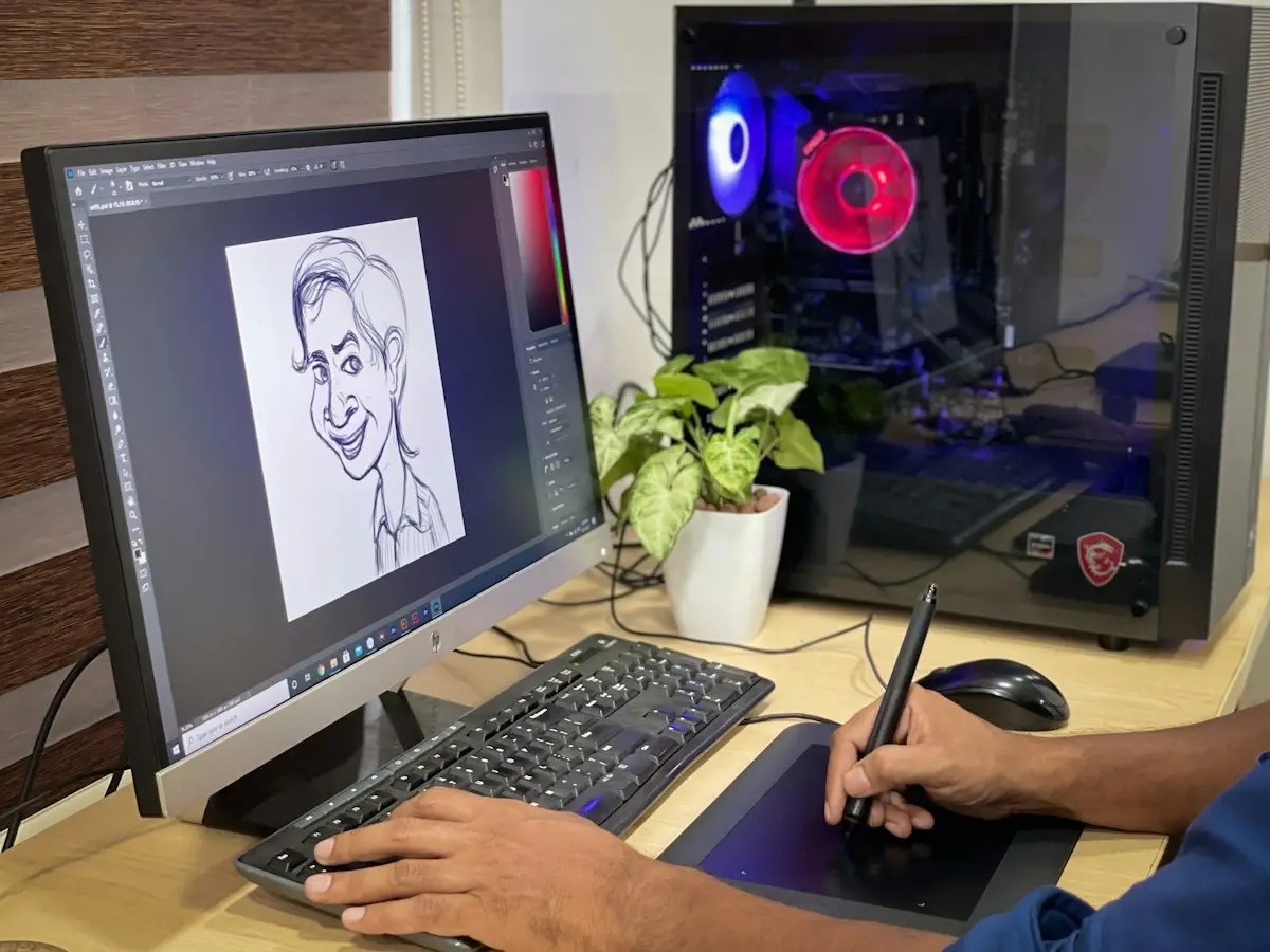 Illustrazione digitale creativa a colori per la generazione di immagini con intelligenza artificiale