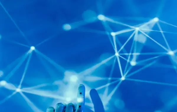 Circuito stampato con processore, simbolo dell'intelligenza artificiale