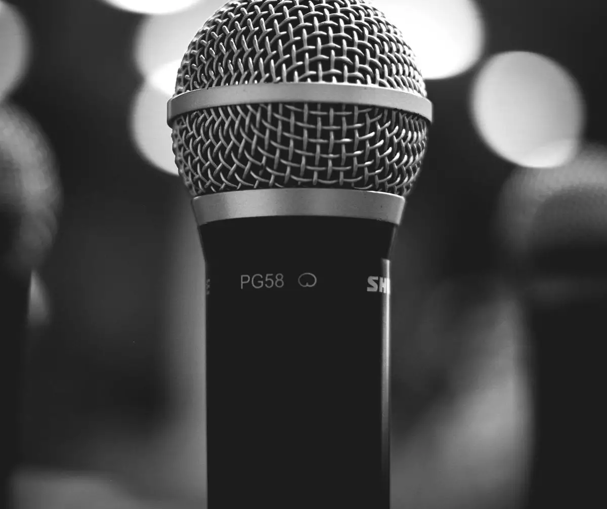 Microfono professionale da studio per registrazione vocale