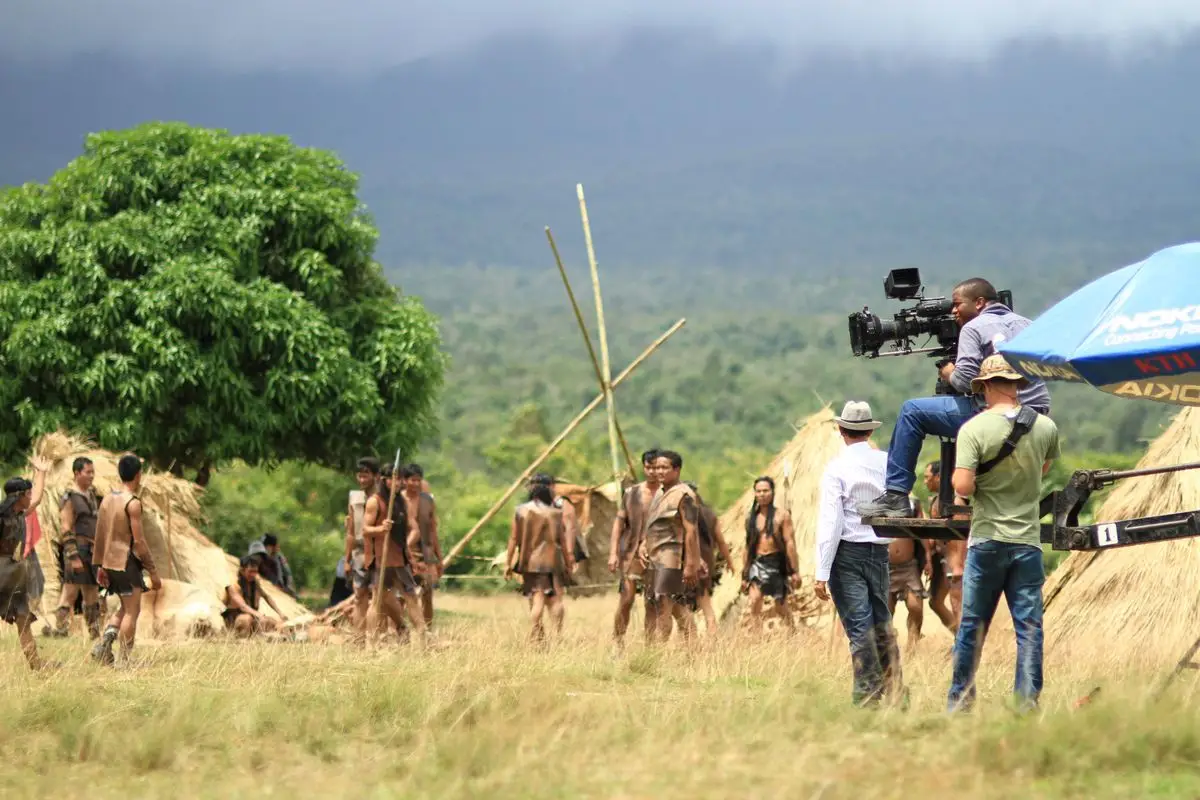 Pellicola e set cinematografico