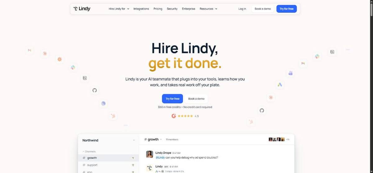 Home page di Lindy