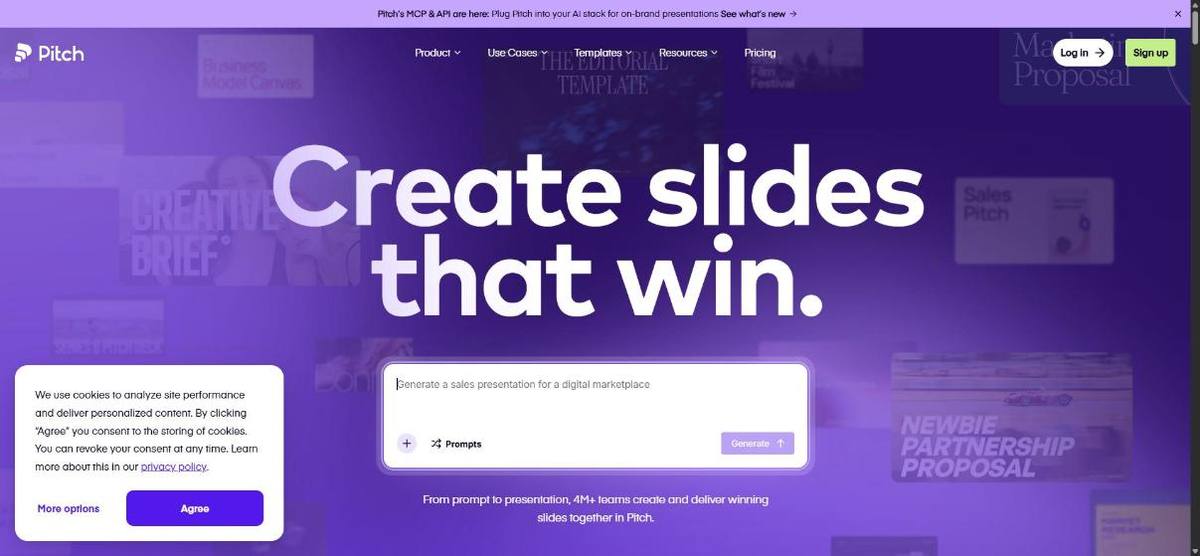 Home page di Pitch