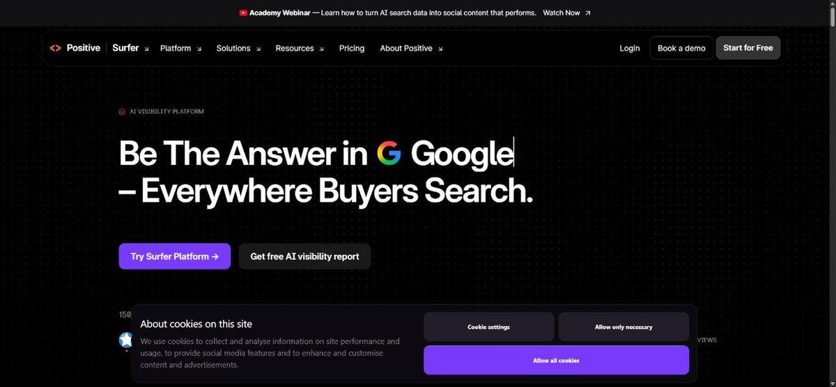 Home page di Surfer