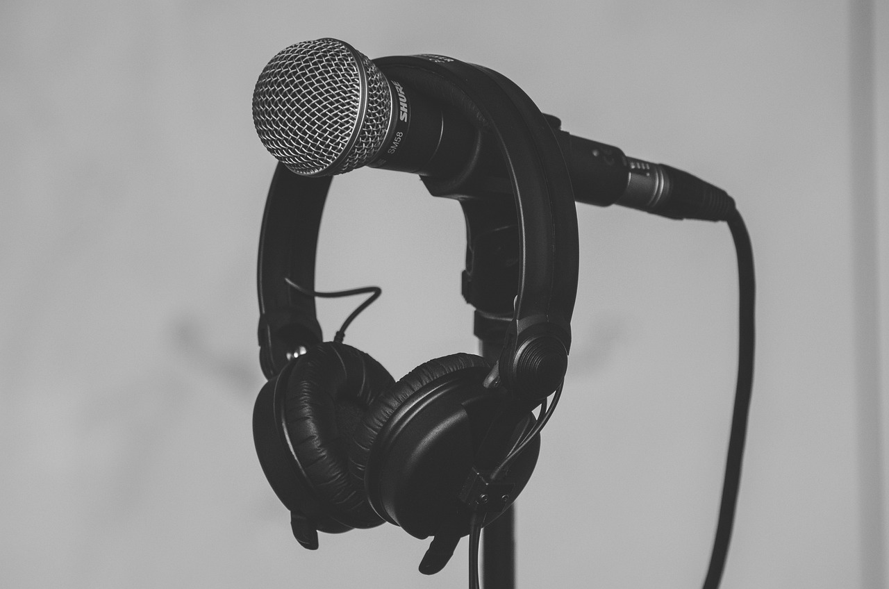 Microfono da studio per registrazione vocale