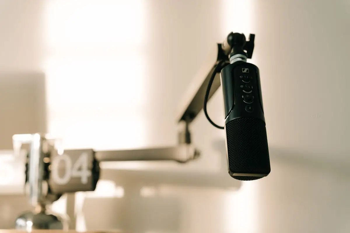 Microfono da studio per registrazione vocale